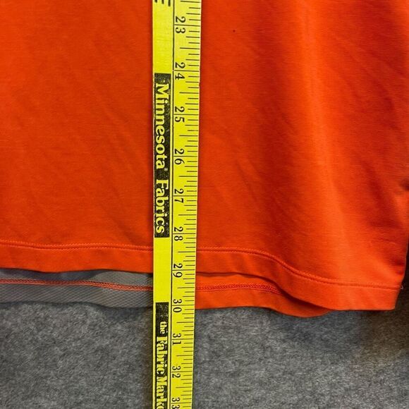 THE NORTH FACE Jacket Men’s Medium Orange Gray Quarter Zip Pullover Lightweight - Picture 8 of 14